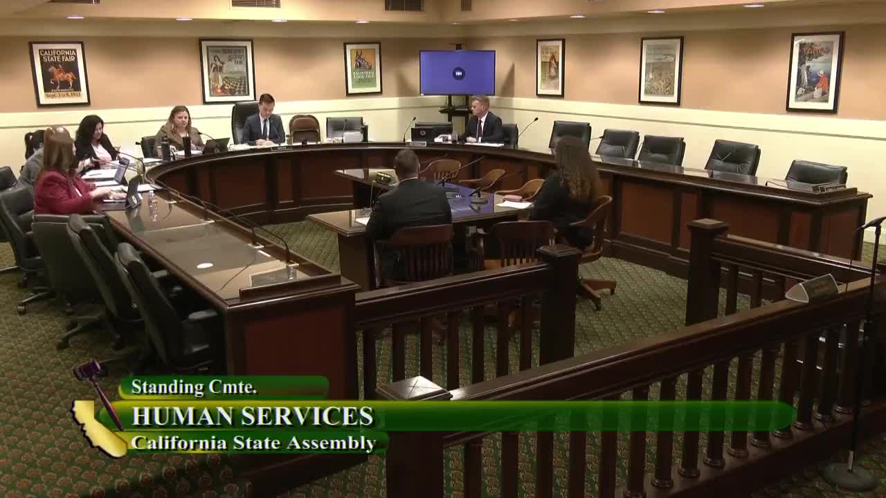 Assembly Standing Committee on Human Services