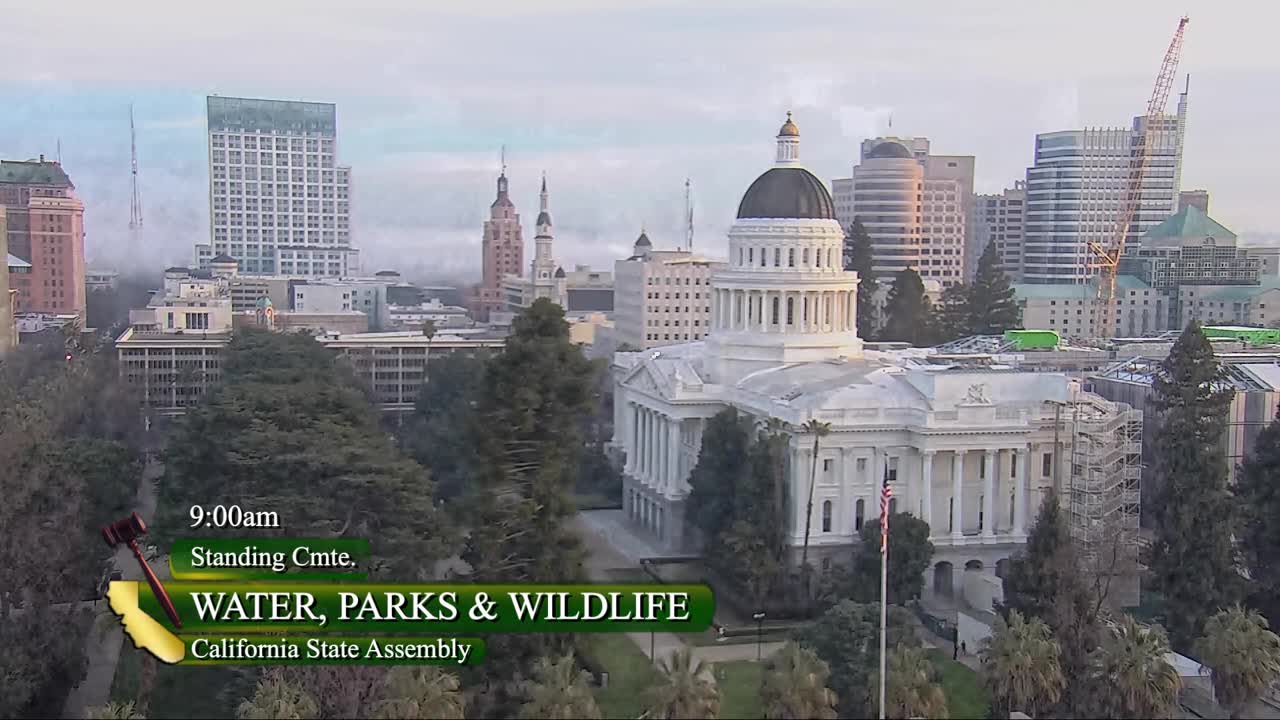 Assembly Standing Committee on Water, Parks, and Wildlife Video