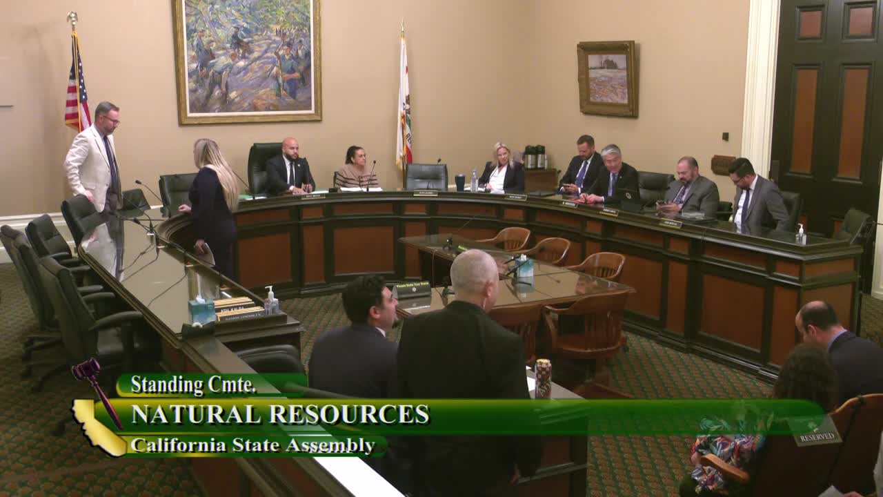 Assembly Standing Committee on Natural Resources