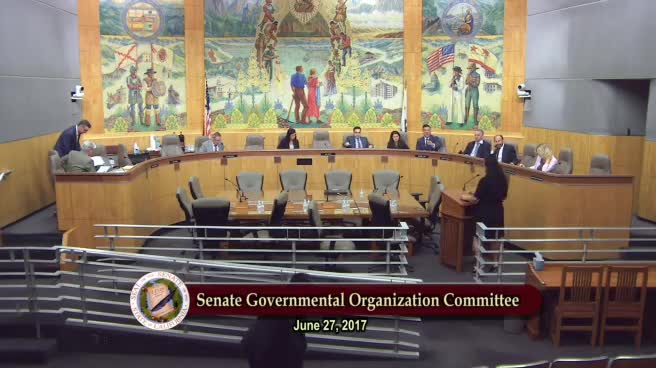 Senate Standing Committee on Governmental Organization