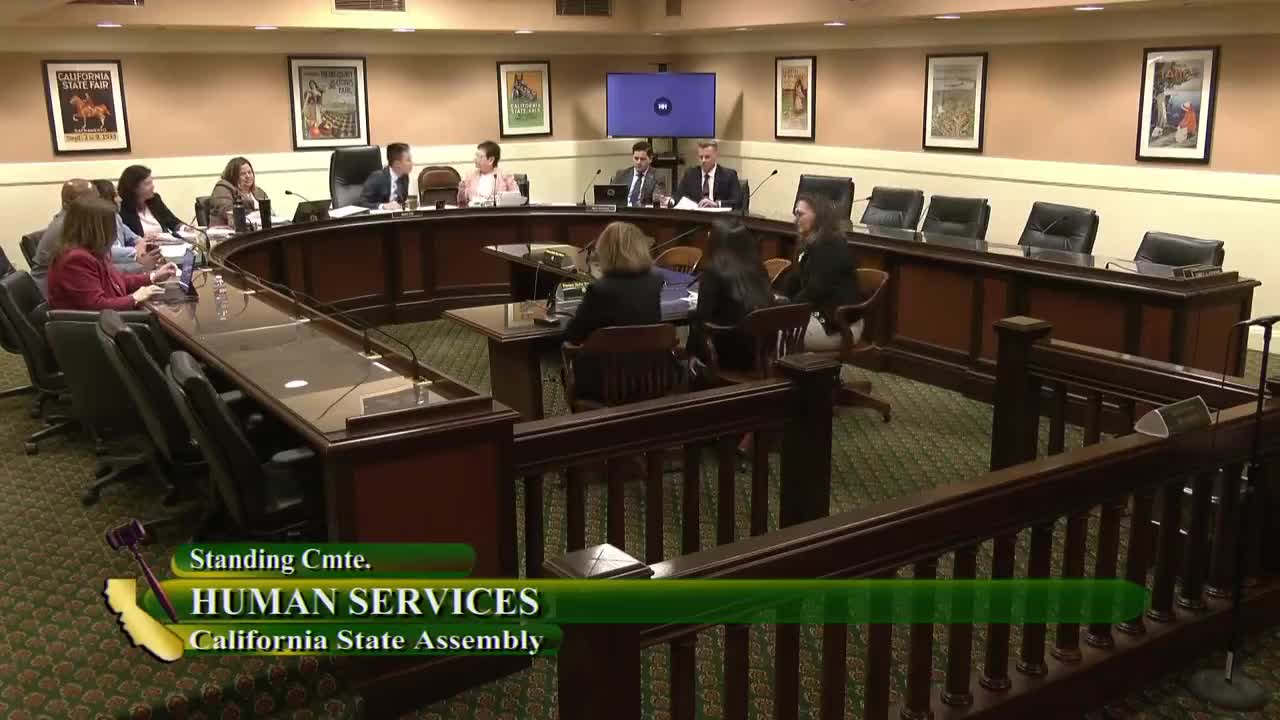 Assembly Standing Committee on Human Services
