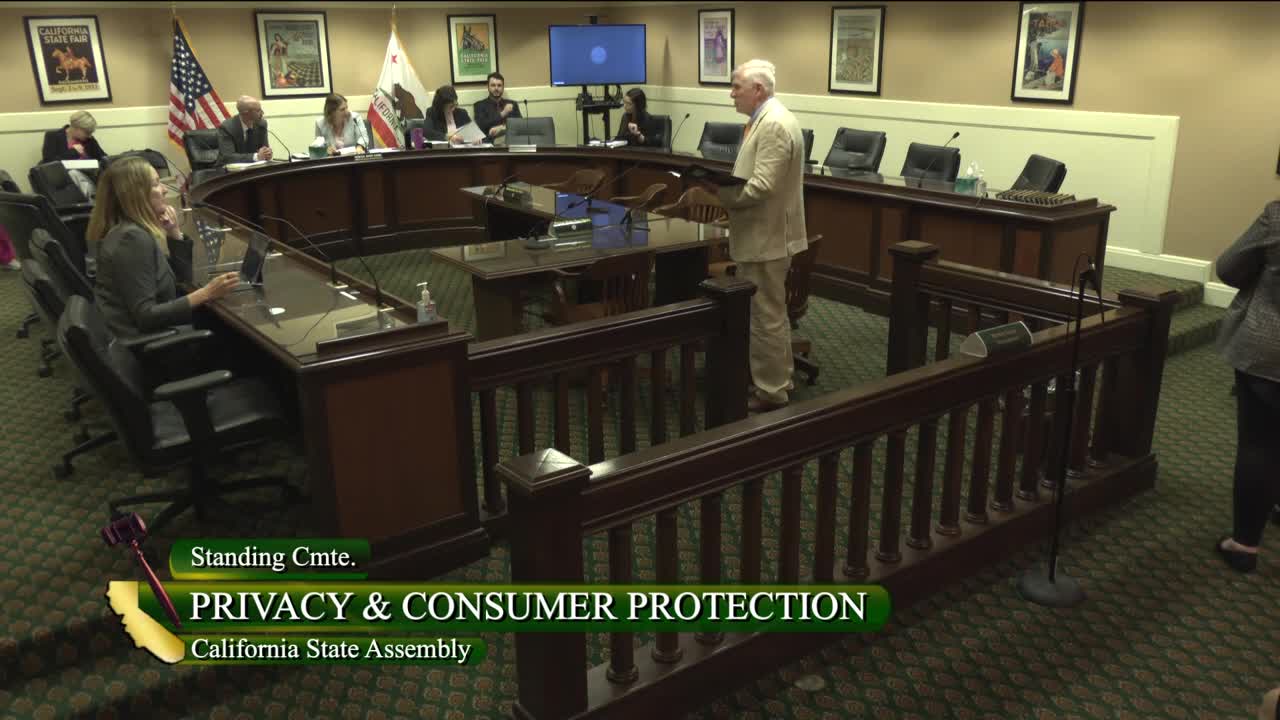Assembly Standing Committee on Privacy and Consumer Protection