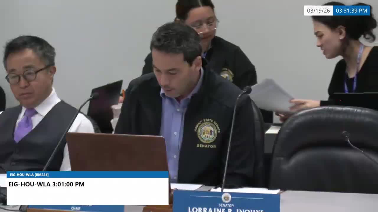 Senate Standing Committee on Housing