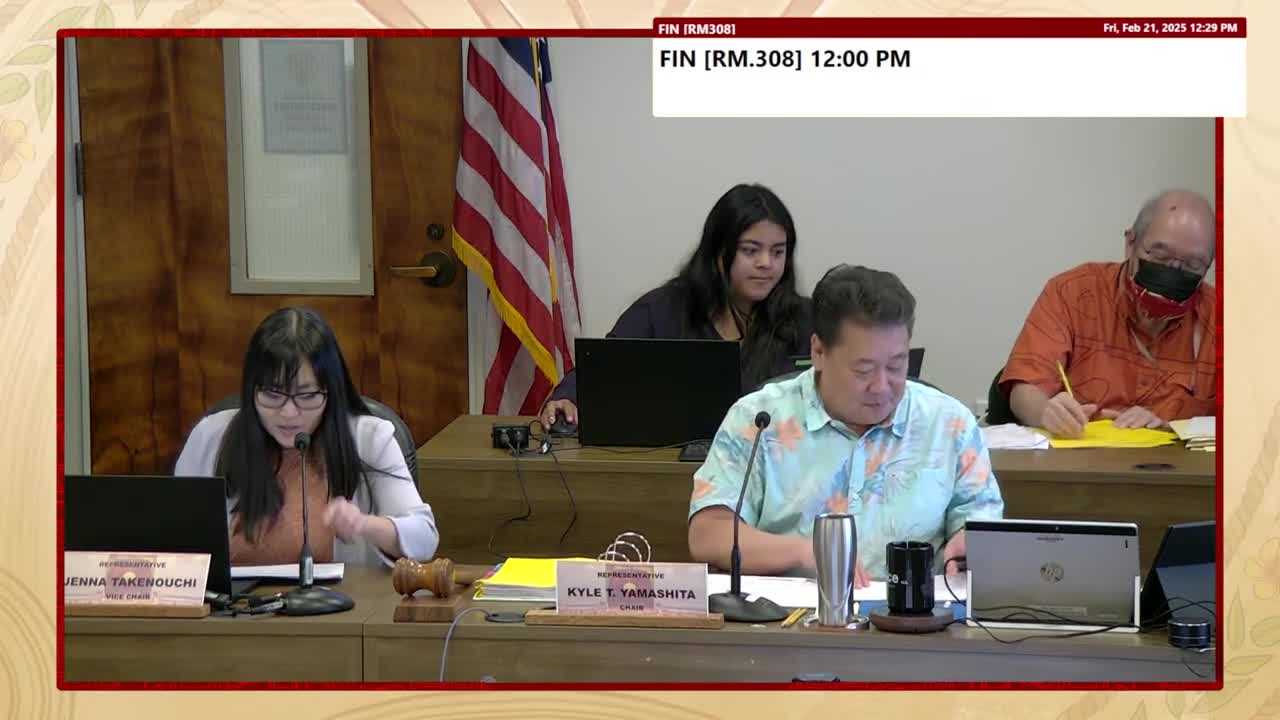 House Standing Committee on Finance