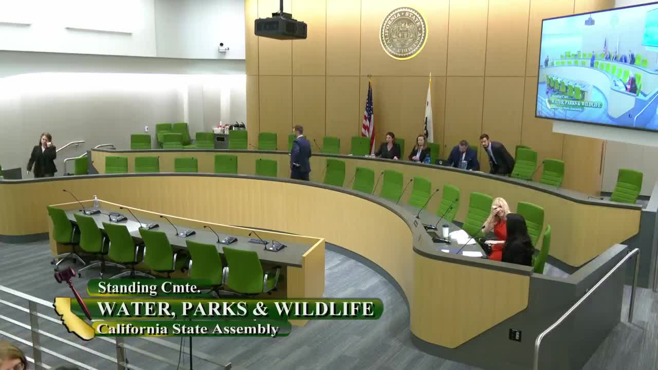 Assembly Standing Committee on Water, Parks, and Wildlife