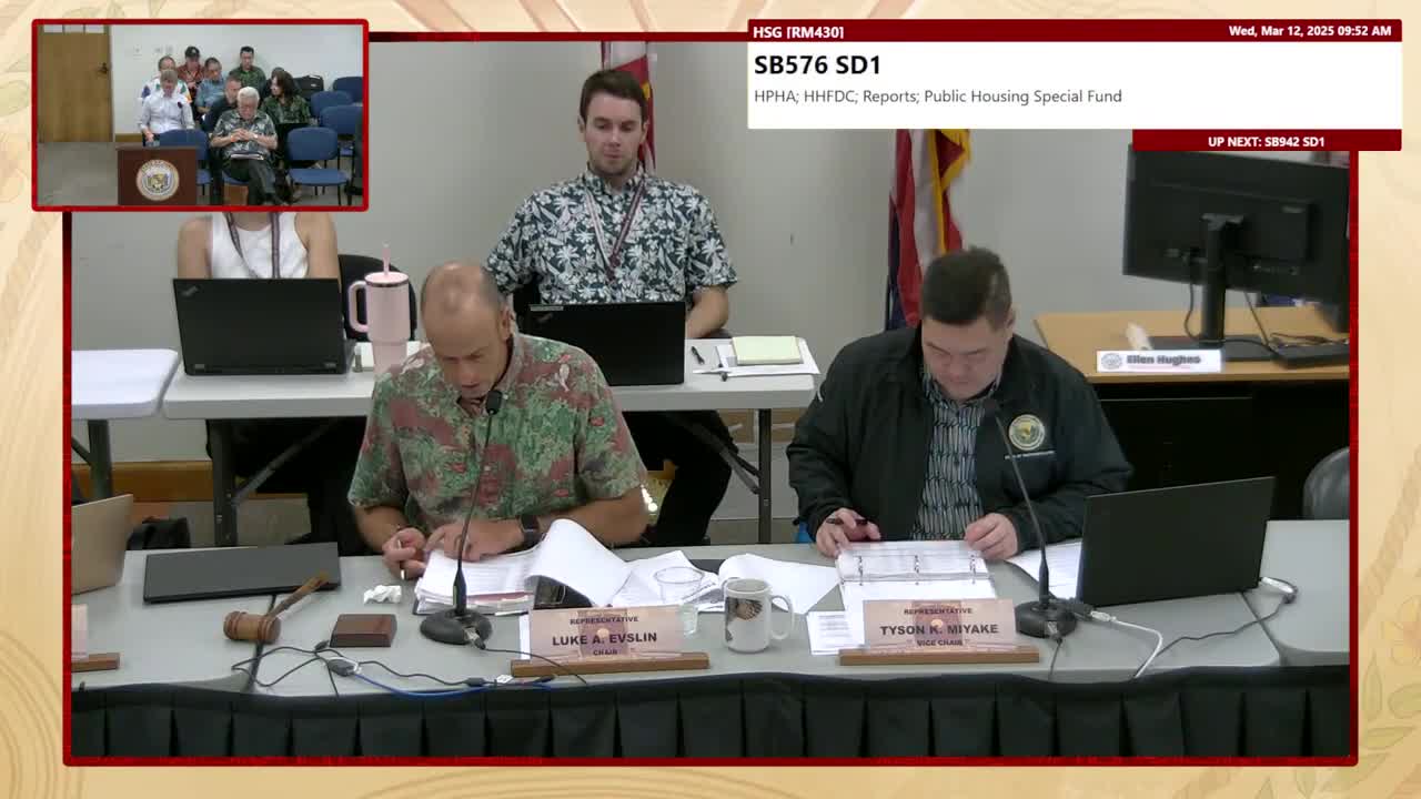 House Standing Committee on Housing