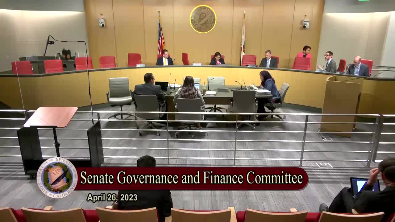 Senate Standing Committee on Governance and Finance