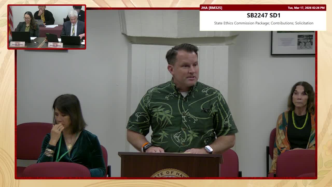 House Standing Committee on Judiciary & Hawaiian Affairs