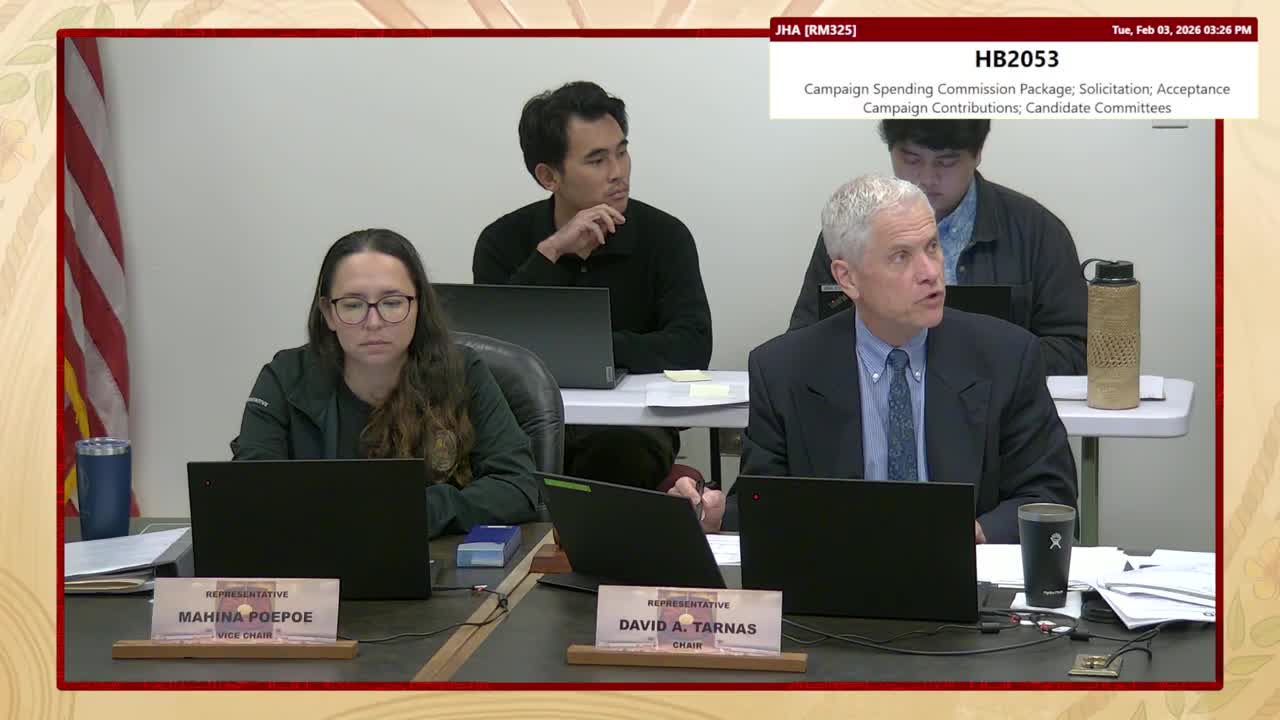 House Standing Committee on Judiciary & Hawaiian Affairs