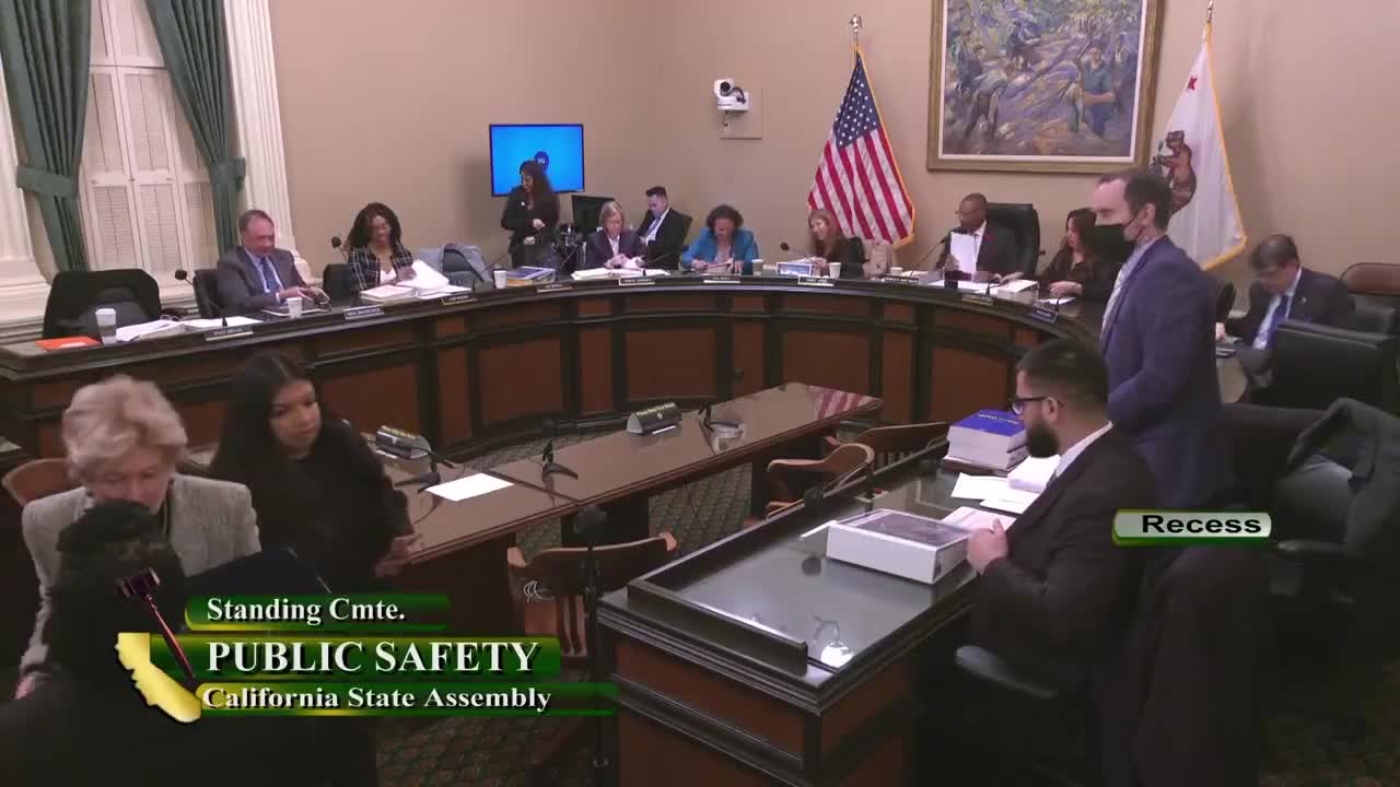 Assembly Standing Committee on Public Safety