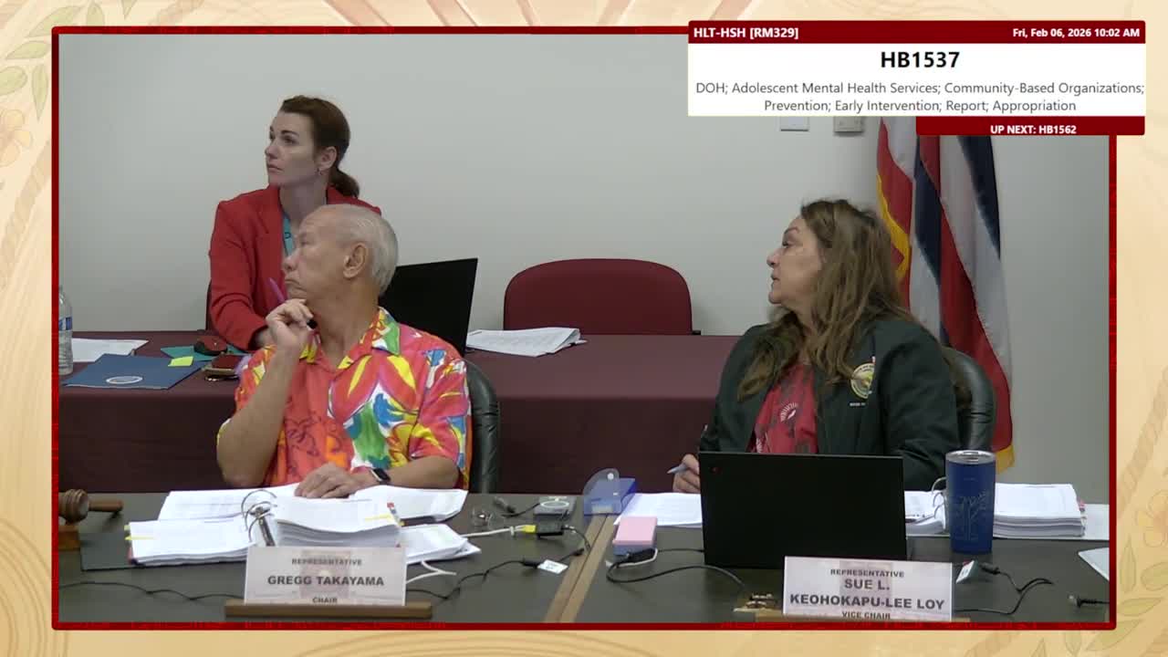 House Standing Committee on Health