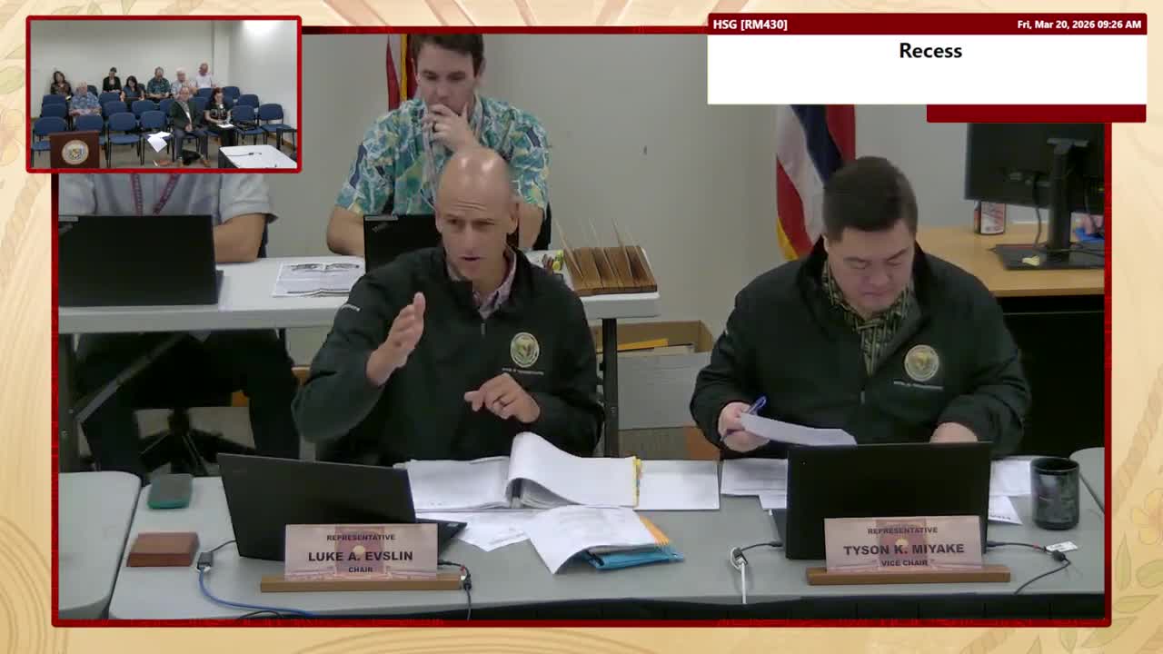 House Standing Committee on Housing