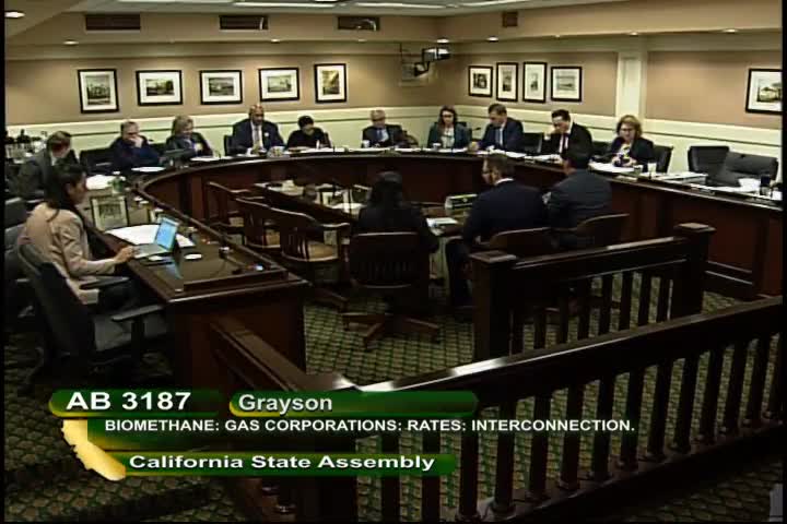 Assembly Standing Committee on Utilities and Energy