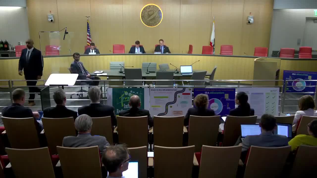 Joint Legislative Committee on Climate Change Policies Video