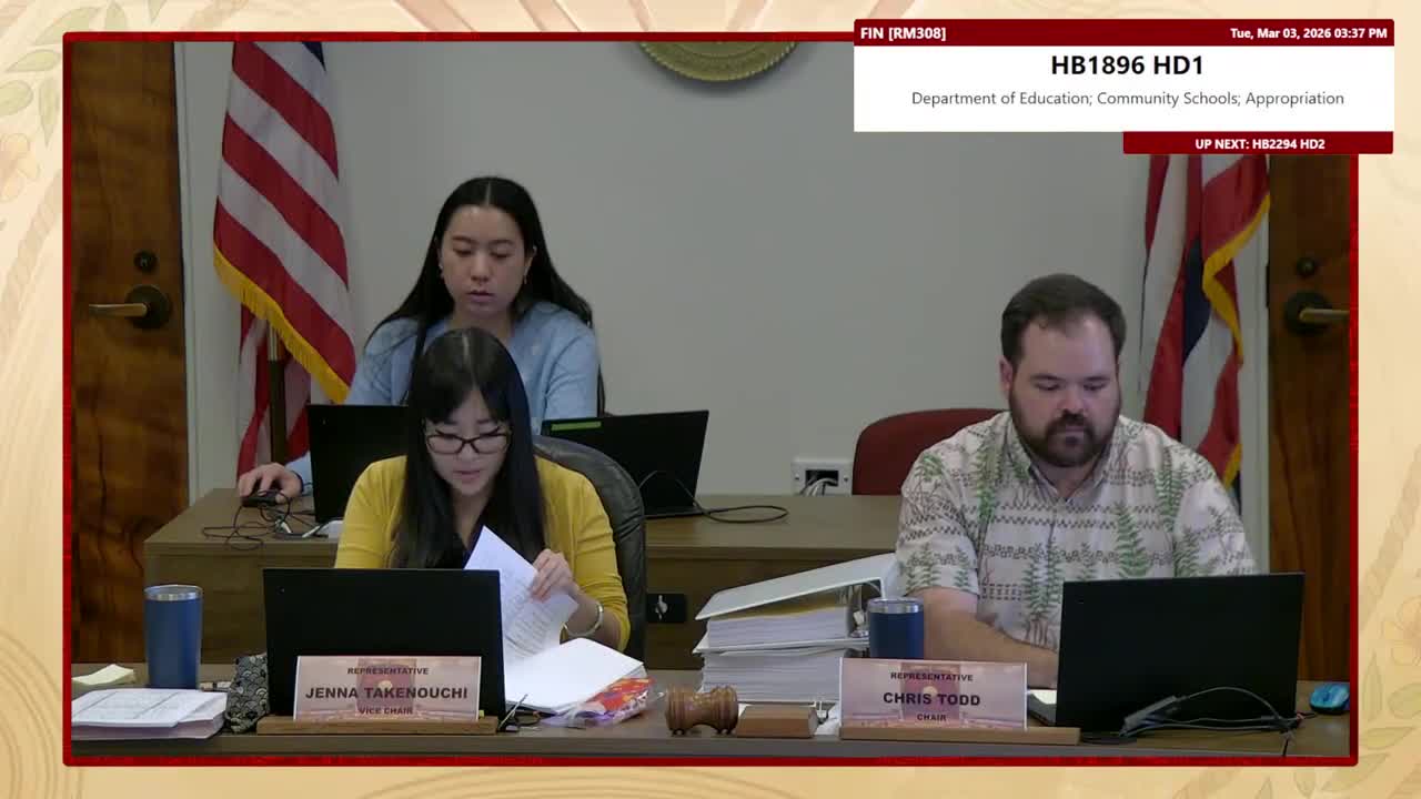House Standing Committee on Finance