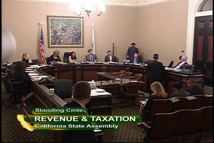 Assembly Standing Committee on Revenue and Taxation