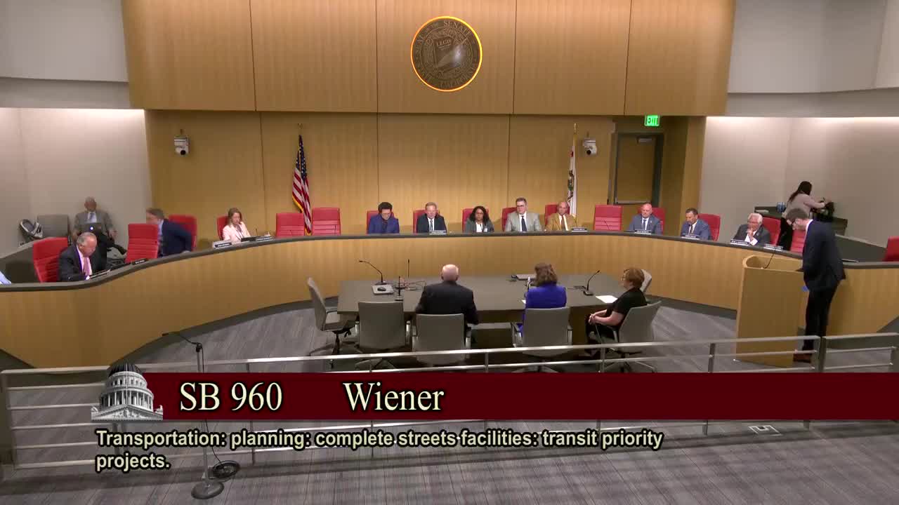 Senate Standing Committee on Transportation