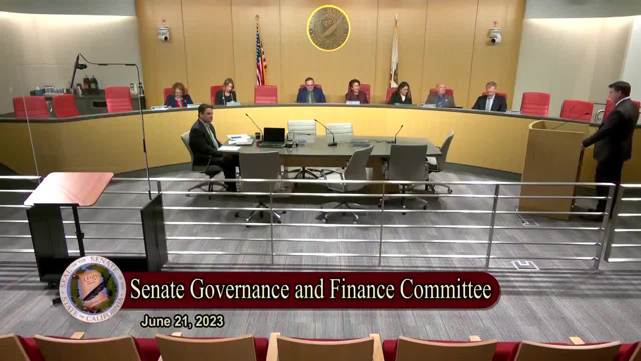 Senate Standing Committee on Governance and Finance
