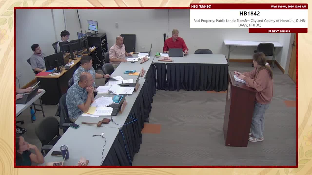 House Standing Committee on Housing