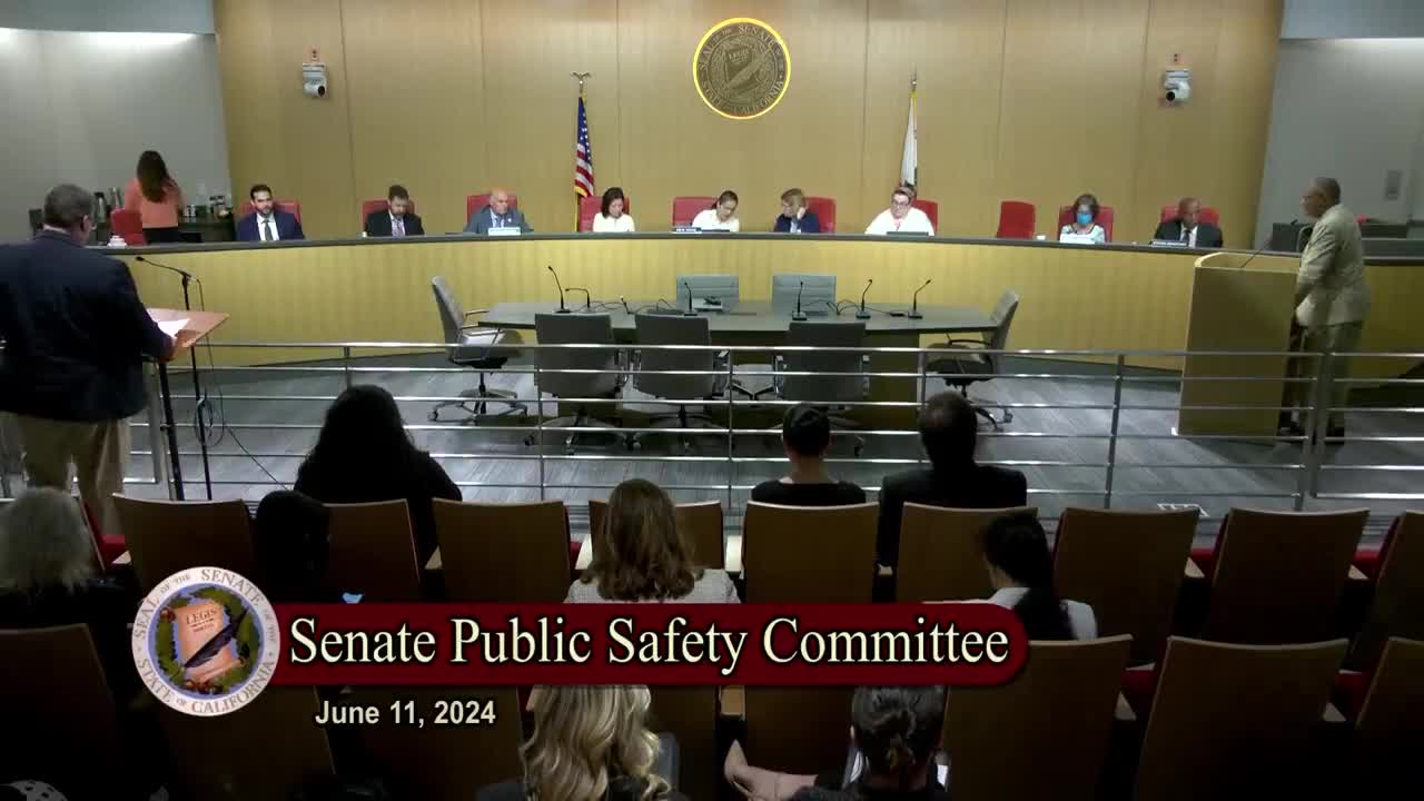 Senate Standing Committee on Public Safety