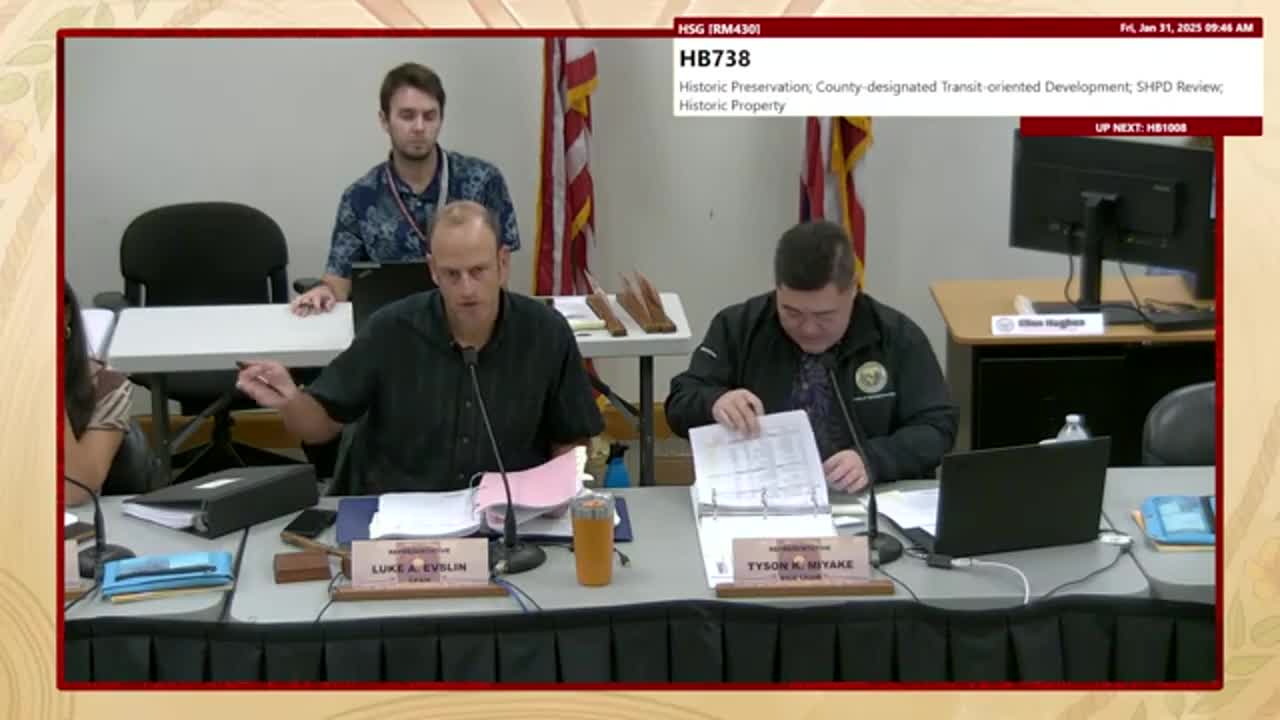 House Standing Committee on Housing