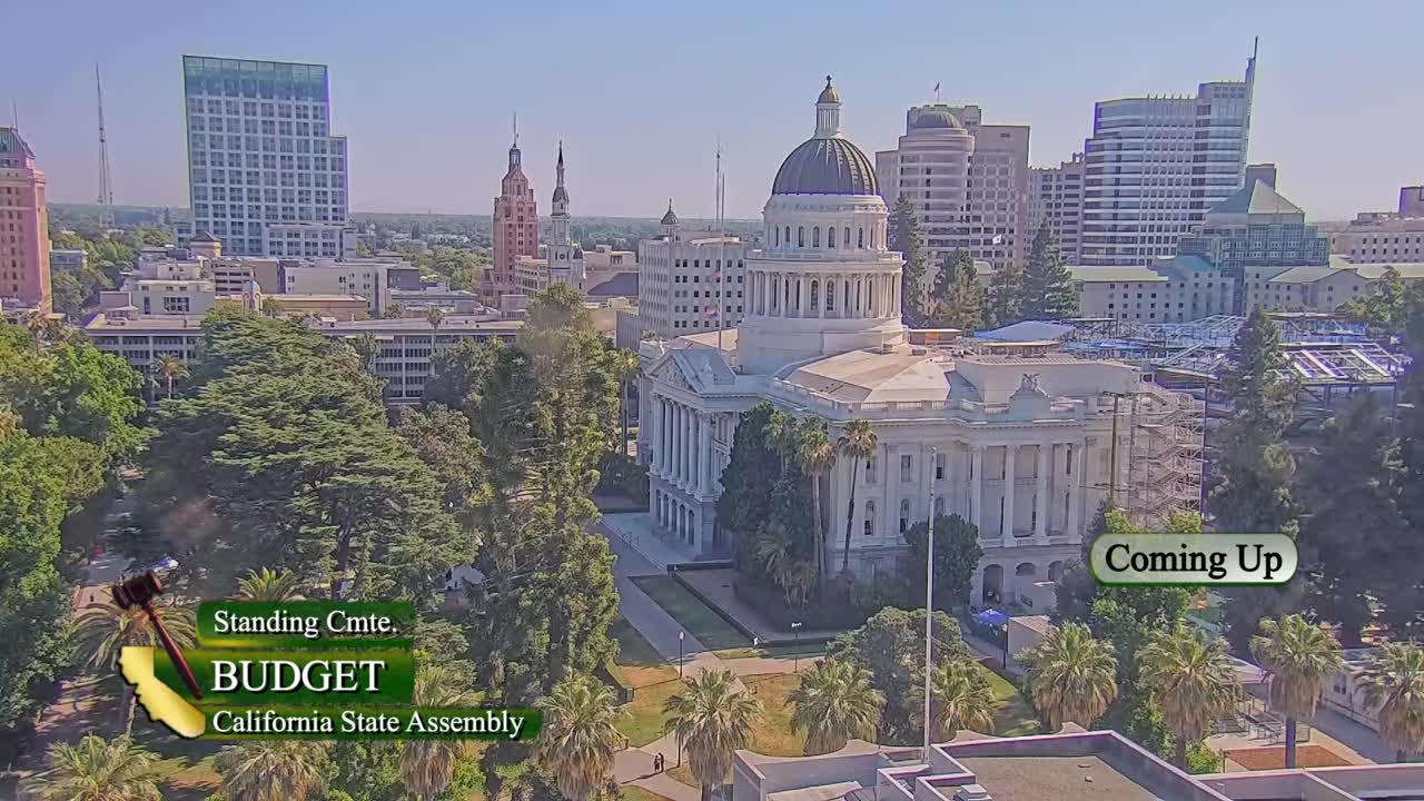Assembly Standing Committee on Budget Video