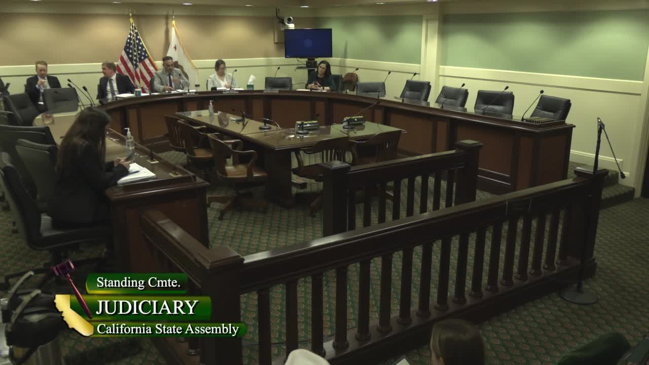 Assembly Standing Committee on Judiciary