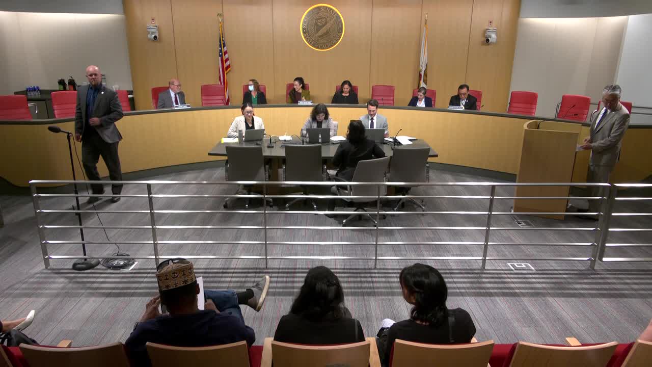 Senate Standing Committee on Education Video