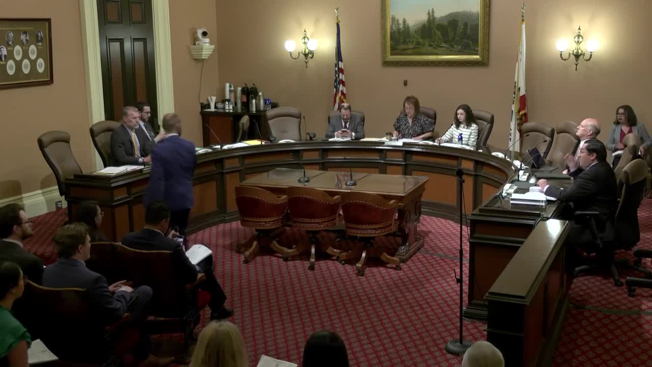 Senate Standing Committee on Local Government Video