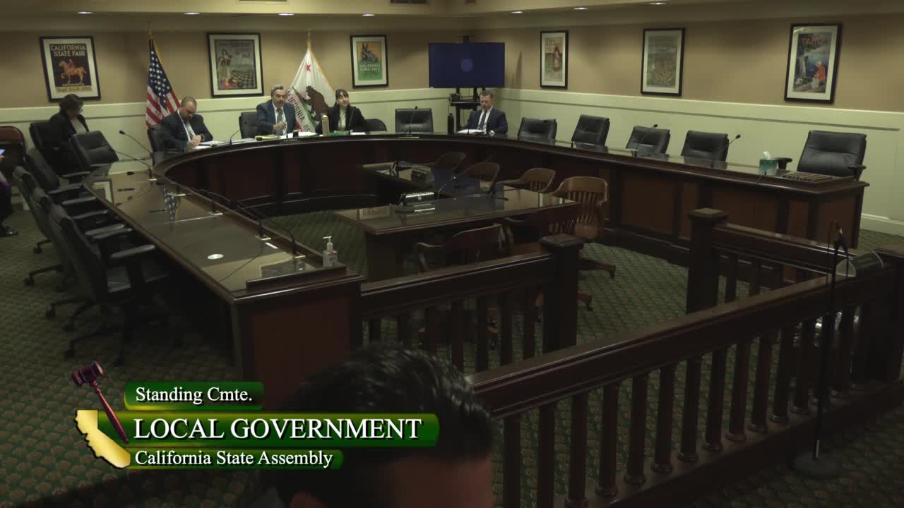 Assembly Standing Committee on Local Government