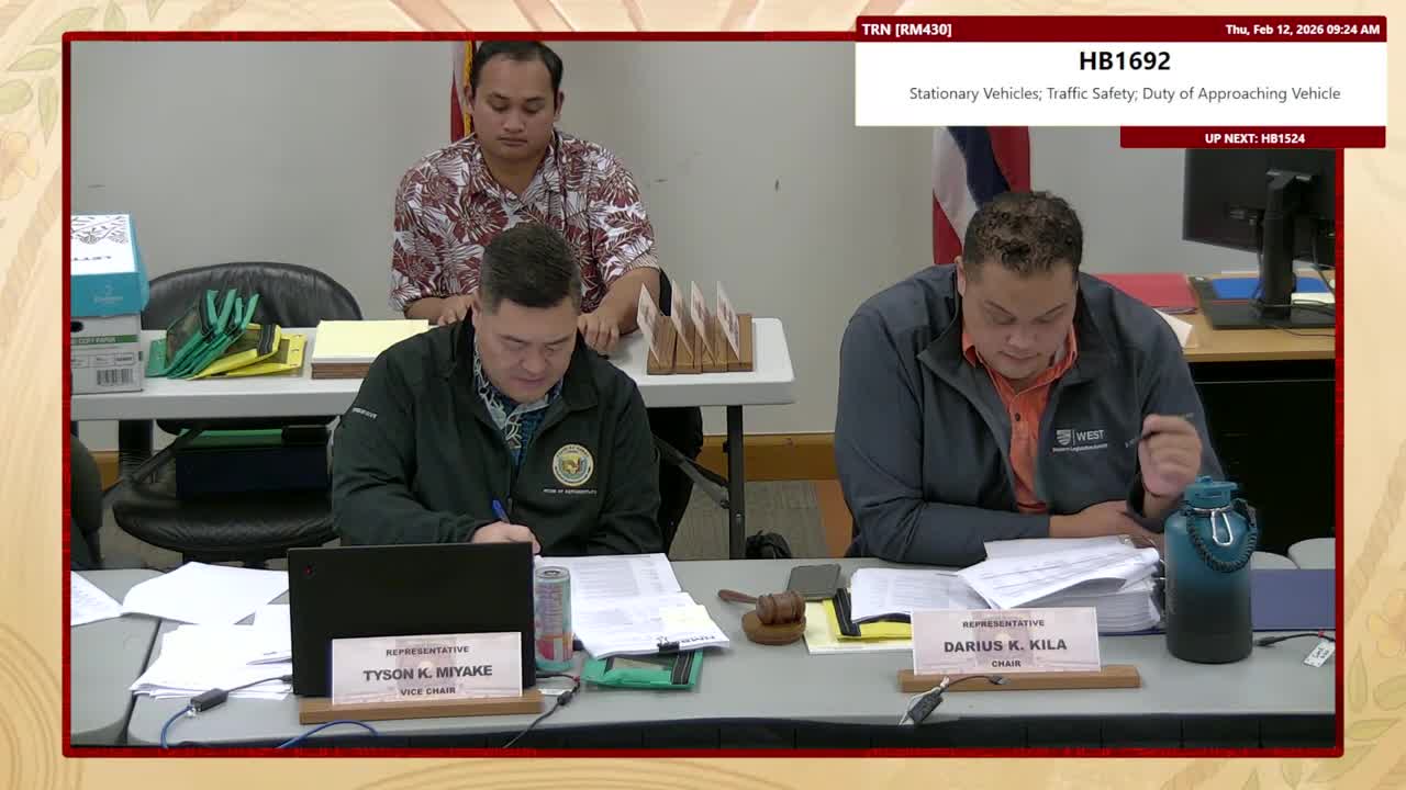 House Standing Committee on Transportation
