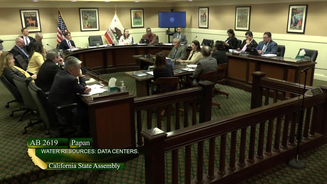 Assembly Standing Committee on Water, Parks, and Wildlife