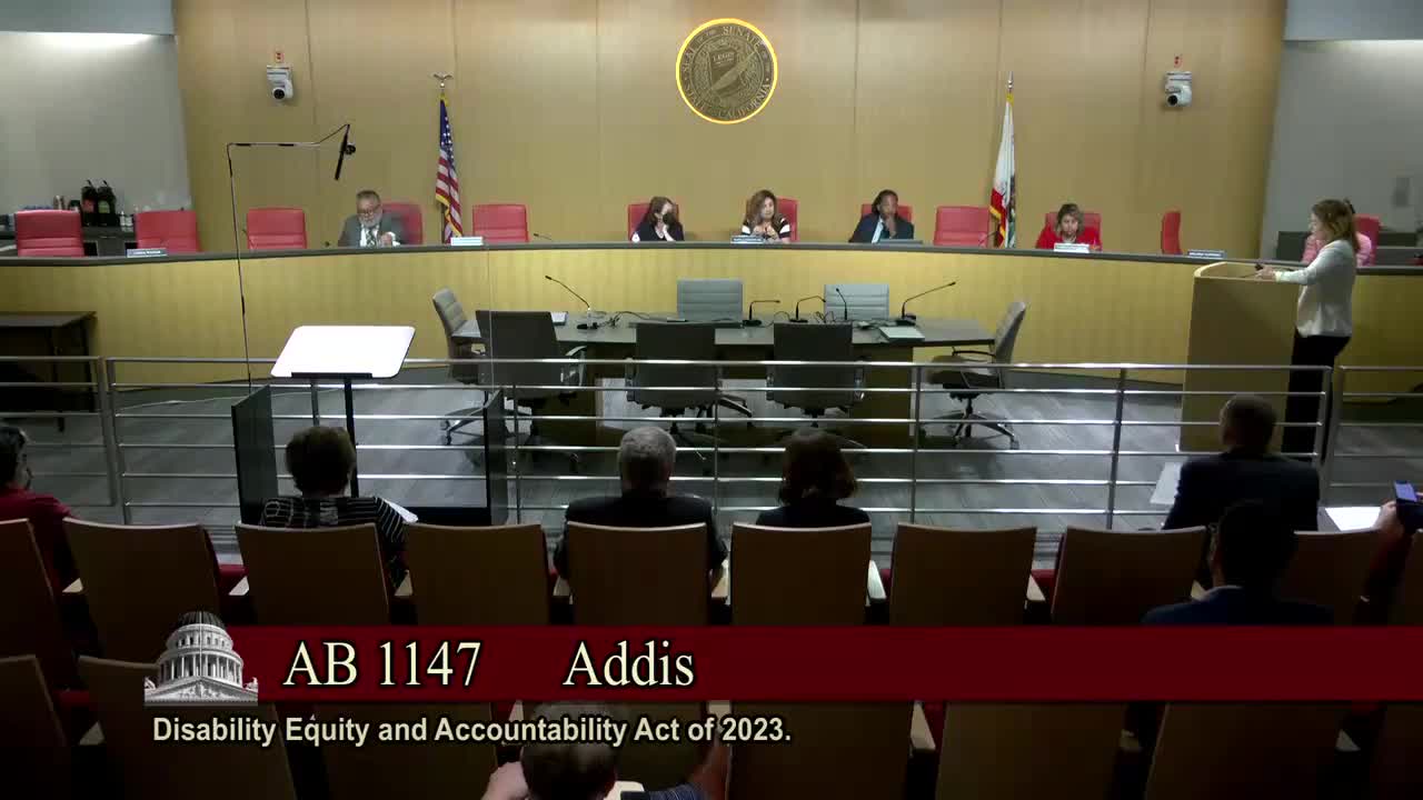 Senate Standing Committee on Human Services