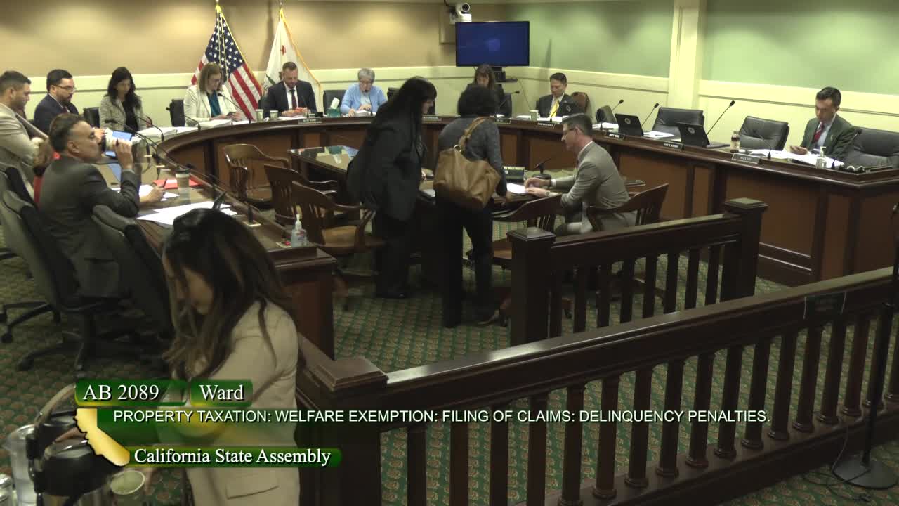 Assembly Standing Committee on Housing and Community Development
