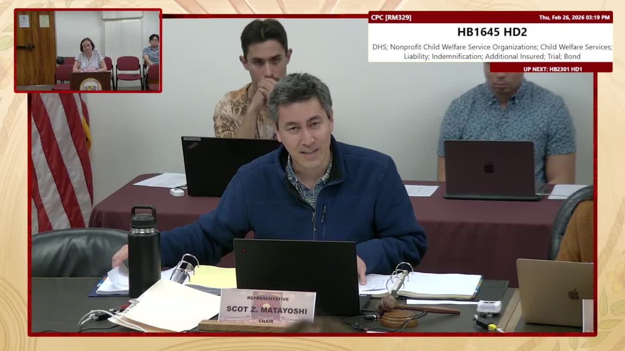 House Standing Committee on Consumer Protection & Commerce