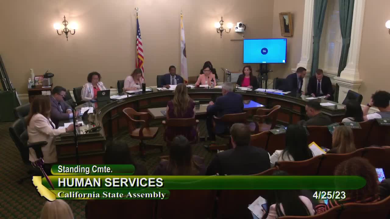 Assembly Standing Committee on Human Services