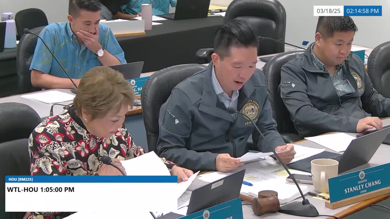 Senate Standing Committee on Housing