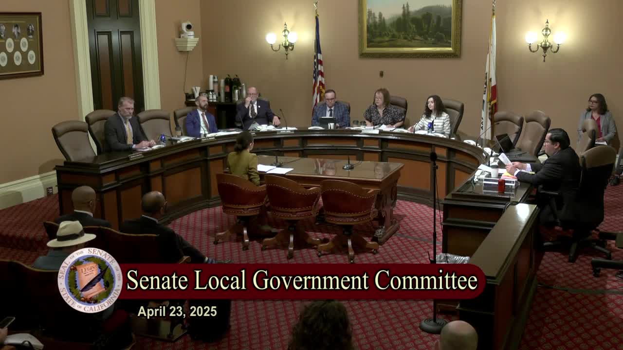 Senate Standing Committee on Local Government