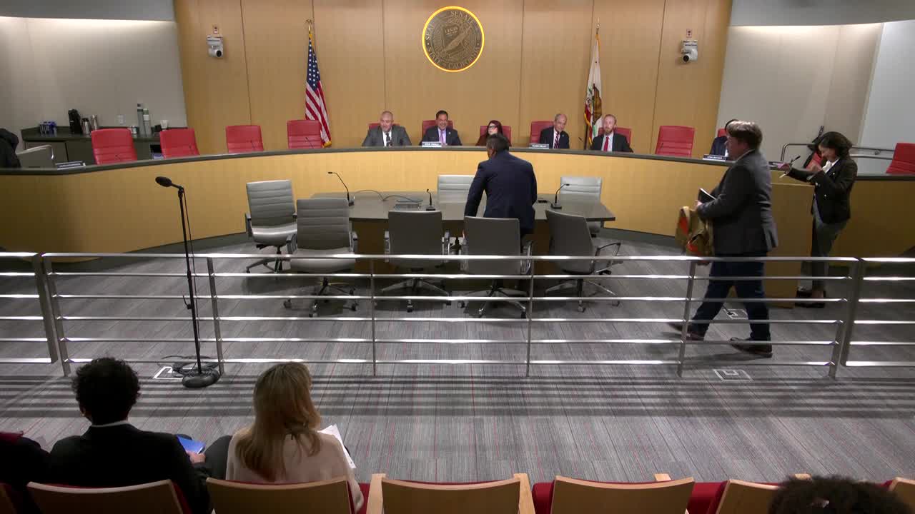 Senate Standing Committee on Insurance