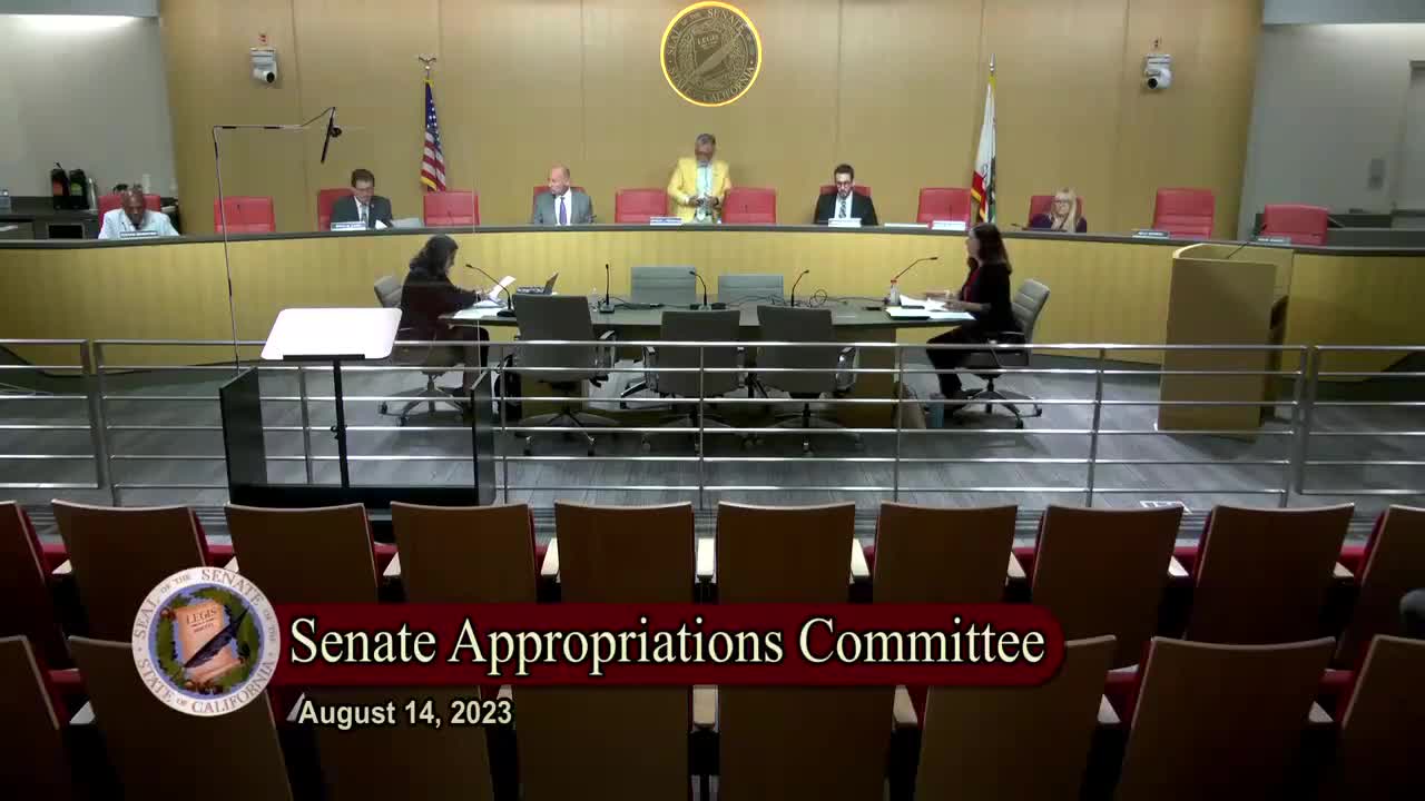 Senate Standing Committee on Appropriations