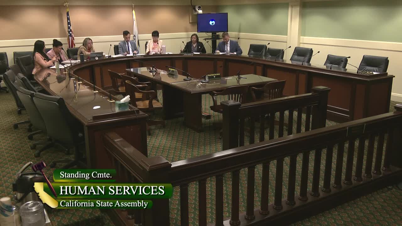 Assembly Standing Committee on Human Services