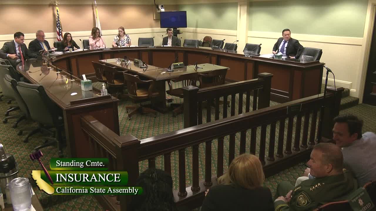 Assembly Standing Committee on Insurance