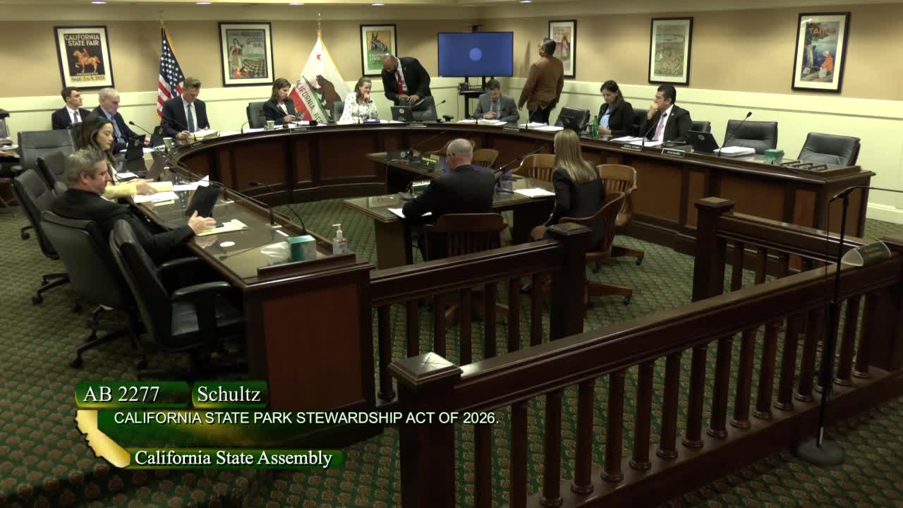 Assembly Standing Committee on Water, Parks, and Wildlife