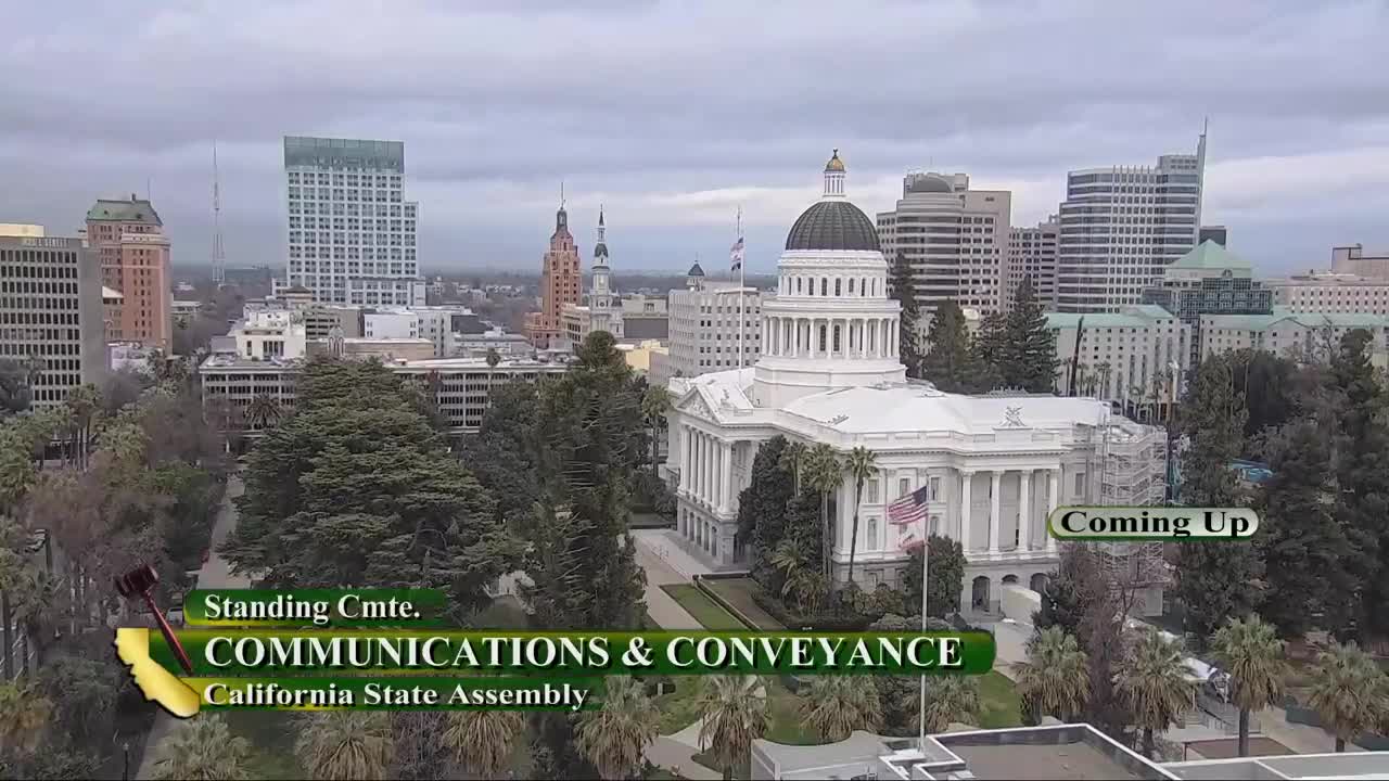 Assembly Standing Committee on Communications and Conveyance