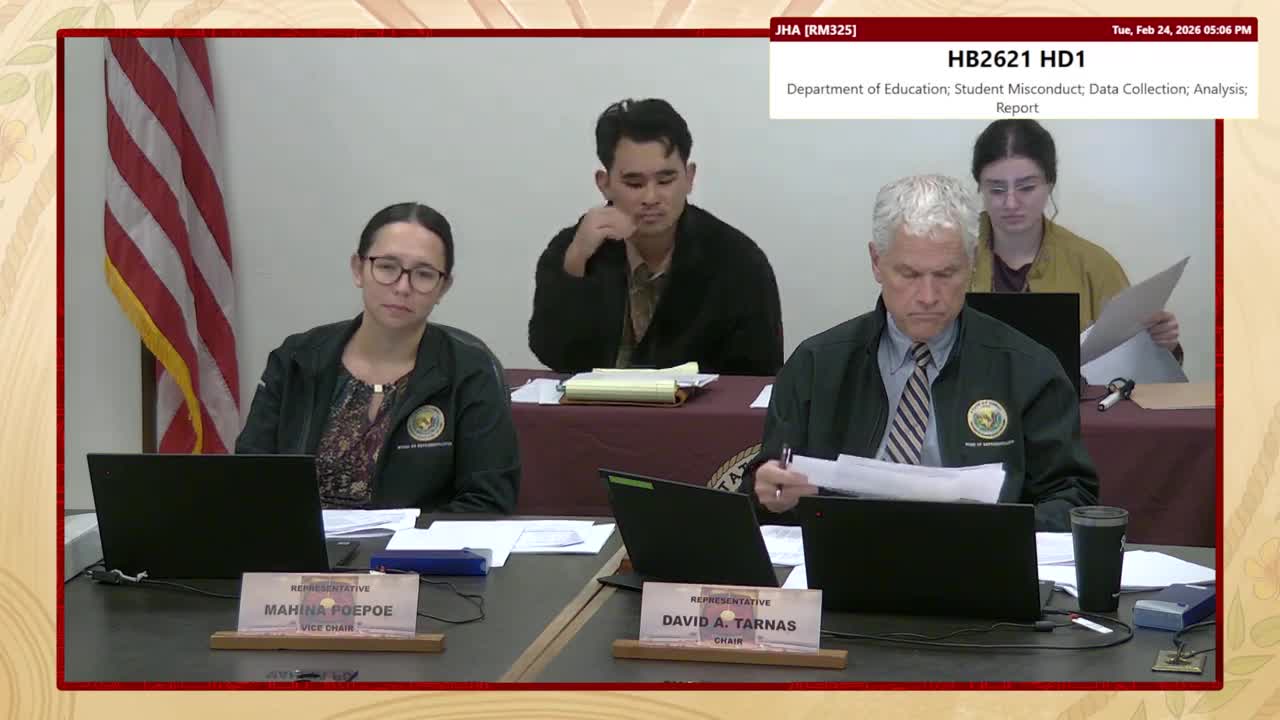 House Standing Committee on Judiciary & Hawaiian Affairs
