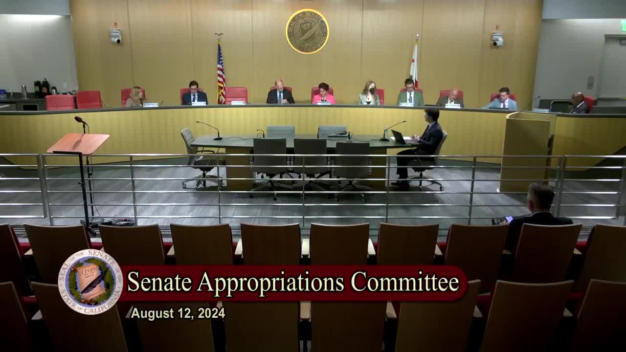 Senate Standing Committee on Appropriations