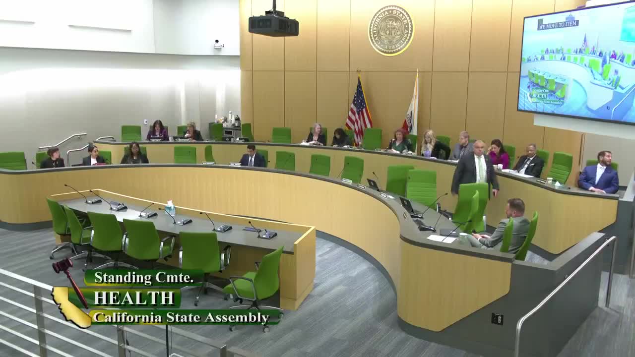 Assembly Standing Committee on Health