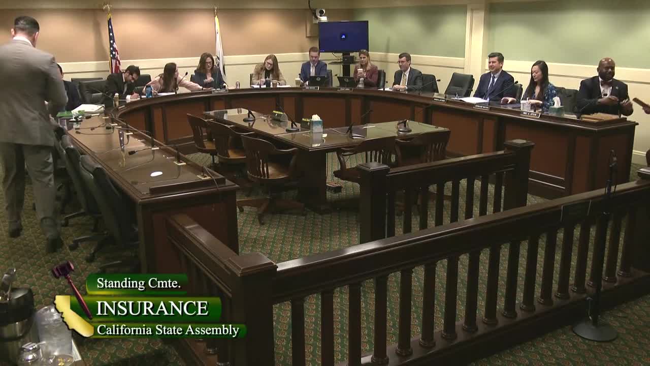 Assembly Standing Committee on Insurance