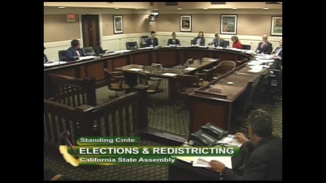 Assembly Standing Committee on Elections and Redistricting