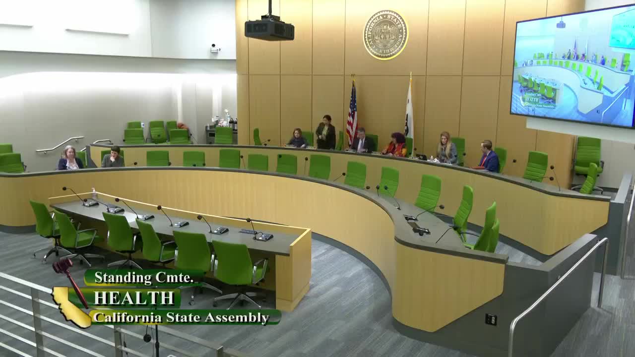 Assembly Standing Committee on Health